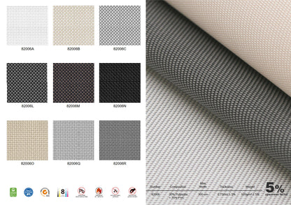 カスタム半透明ローラーシェード