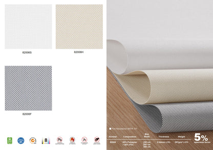 カスタム半透明ローラーシェード