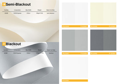 カスタム光透過ローラーシェード