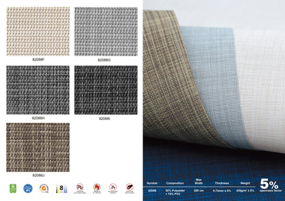 カスタム半透明ローラーシェード