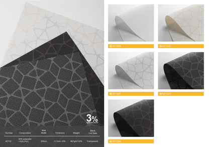 カスタム半透明ローラーシェード