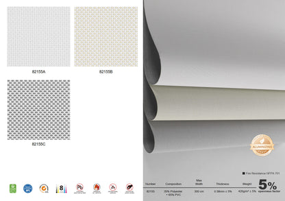 カスタム半透明ローラーシェード