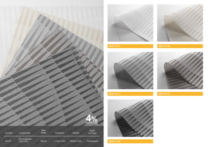 カスタム半透明ローラーシェード