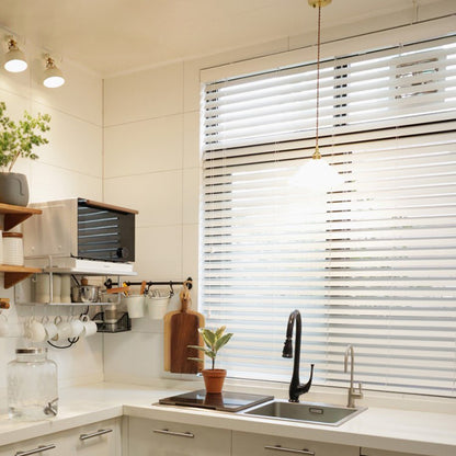 カスタムフェイクウッドブラインド