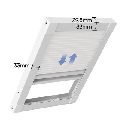 Costom Skylights  Light-Filtering Shades